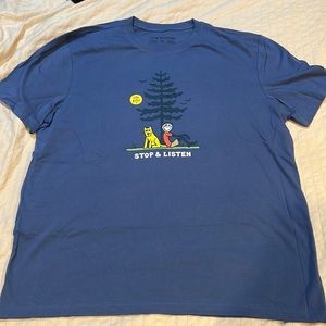 Life Is Good Camping T-shirt